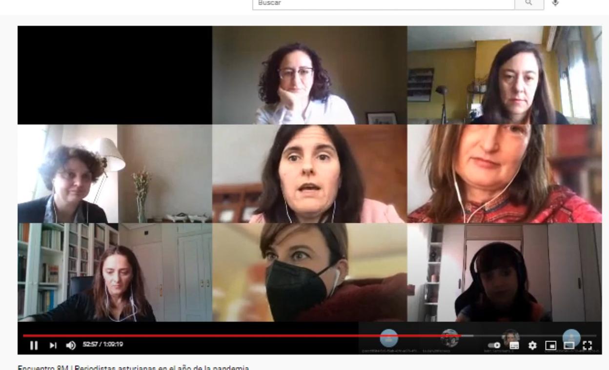 De arriba abajo y de izquierda a derecha, Elena Alarcón, Susana Díaz Machargo, Marta Barbón, Bárbara Alonso, Elena Fernández-Pello, Inmaculada Rivas, Azahara Villacorta y Graciela Martínez. 