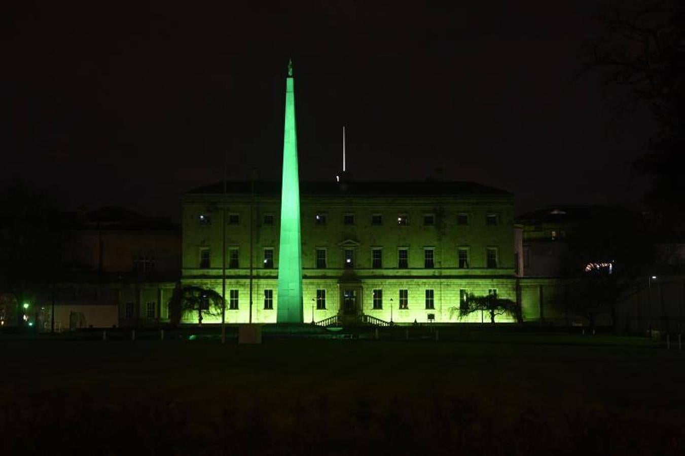 El Parlamento Dail Eireann, en Dublín, Irlanda.