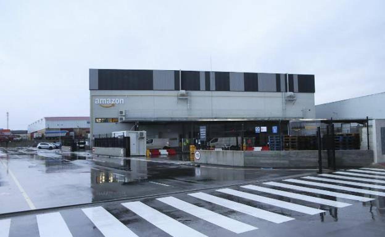 Las actuales instalaciones de Amazon en Asturias, también en Siero, en la zona de Meres.