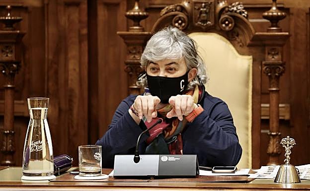 La alcaldesa de Gijón, Ana González.