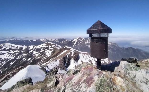 Ruta con nieve al Pico Cornón