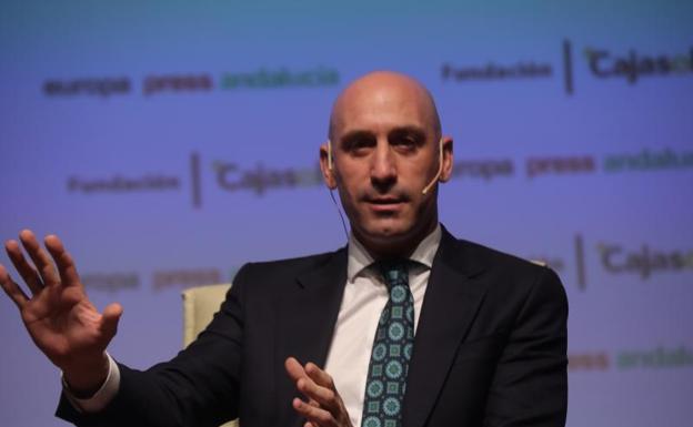 El presidente de la FEF, Luis Rubiales. 