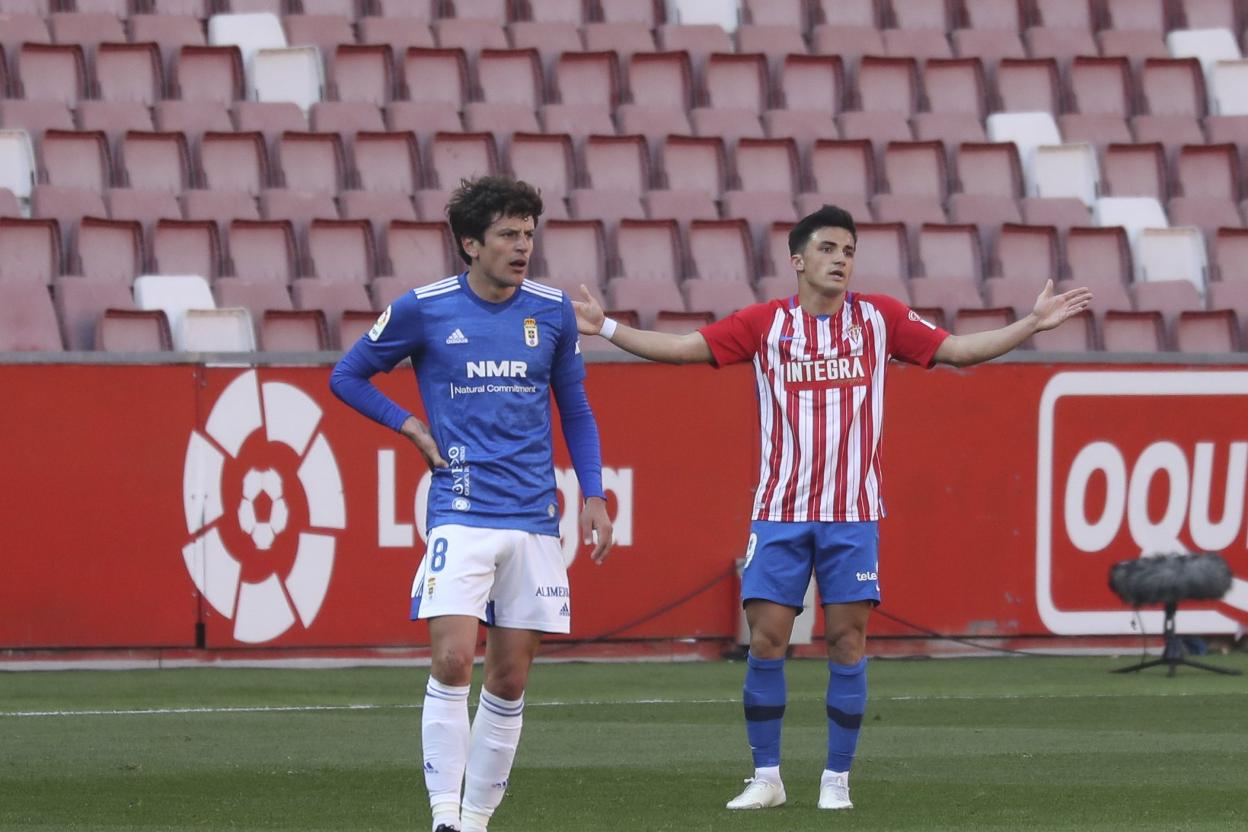 Derbi asturiano Sporting - Real Oviedo | Manu García: «Nos precipitamos con el balón en los pies»