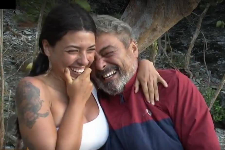 Lola y Antonio Canales, muy felices tras el reencuentro