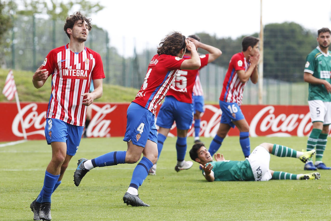 Un momento del partido disputado