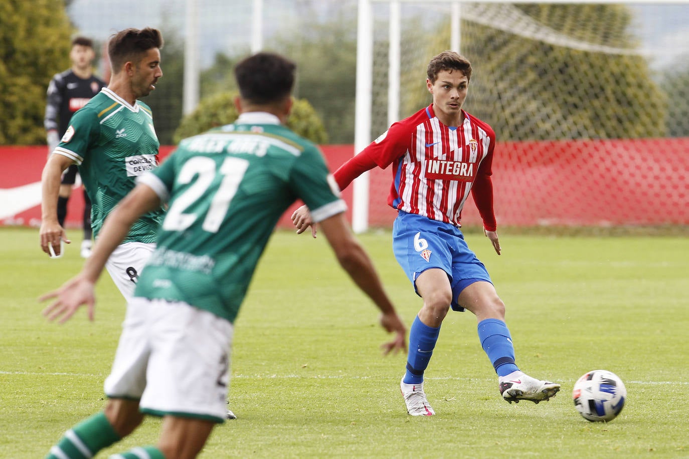 Un momento del partido disputado