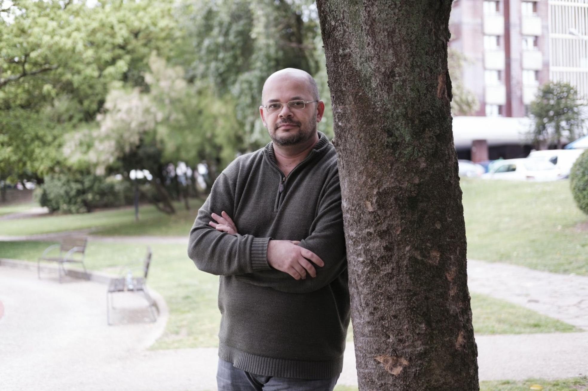 Gijón. Samer, de 44 años, llegó en 2012 a España. 