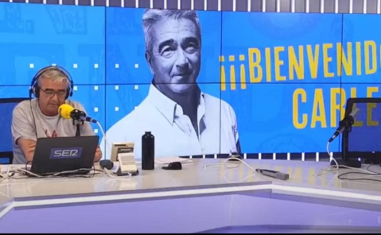 Carles Francino, este lunes en su regreso a la radio tras superar la covid