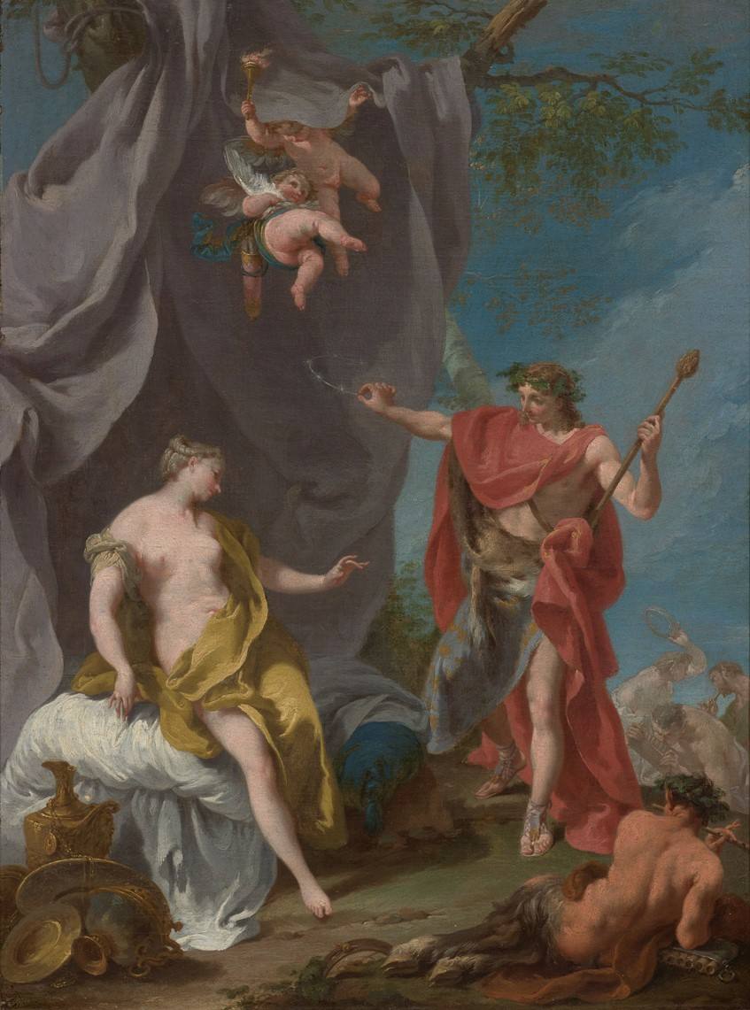 Giovanni Battista Pittoni, 'Baco y Ariadna'