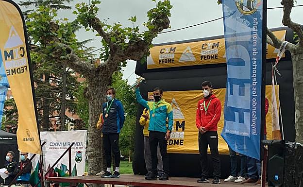 Andrés García, Asier Larruzea y Javier Goitia, de izquierda a derecha