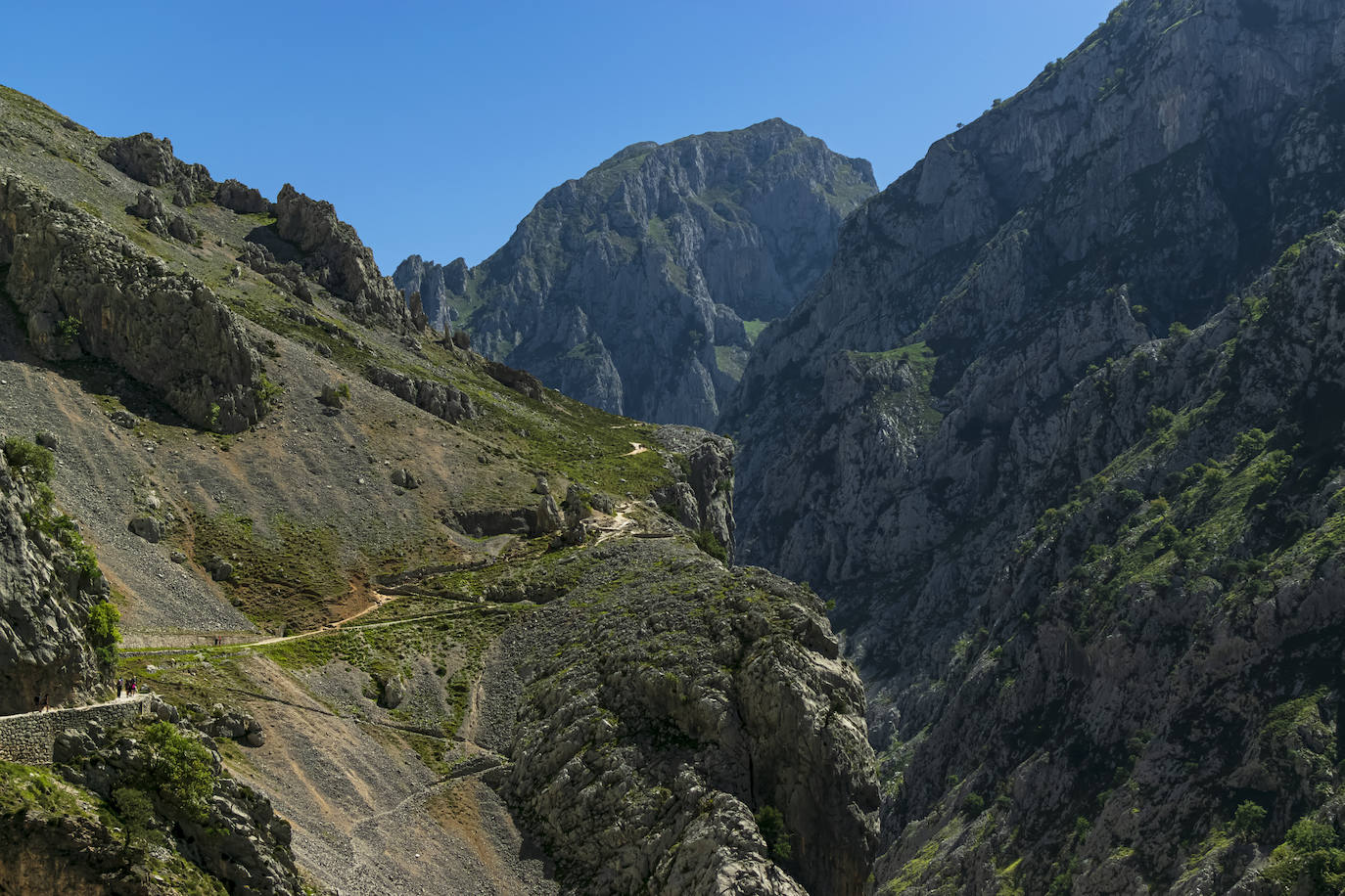 El Parque Nacional de los Picos de Europa cuenta con las cumbres más altas de la Cordillera Cantábrica, lo que indudablemente le da un enorme atractivo paisajístico, turístico y deportivo. Es el tercer Parque Nacional más visitado de España, con casi dos millones de visitantes anuales y fue declarado Reserva de la Biosfera en 2003. 