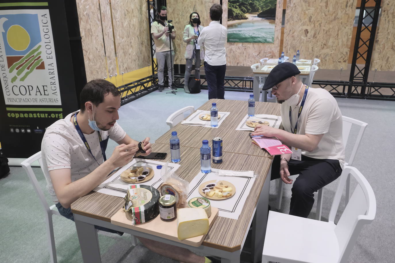 Las visitas al estand comenzaron a primera hora de la mañana