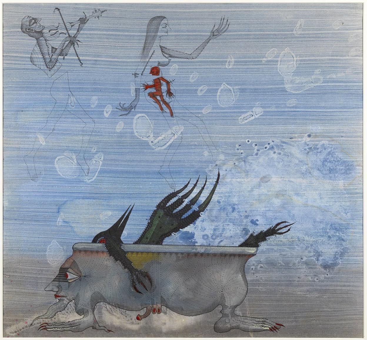 La obra 'Banyera abm ocell' (1975-1979). 