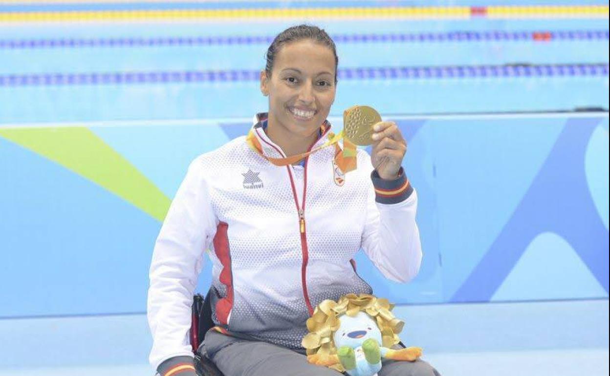 Teresa Perales, medalla de oro en los Juegos Paralímpicos de Río en 2016