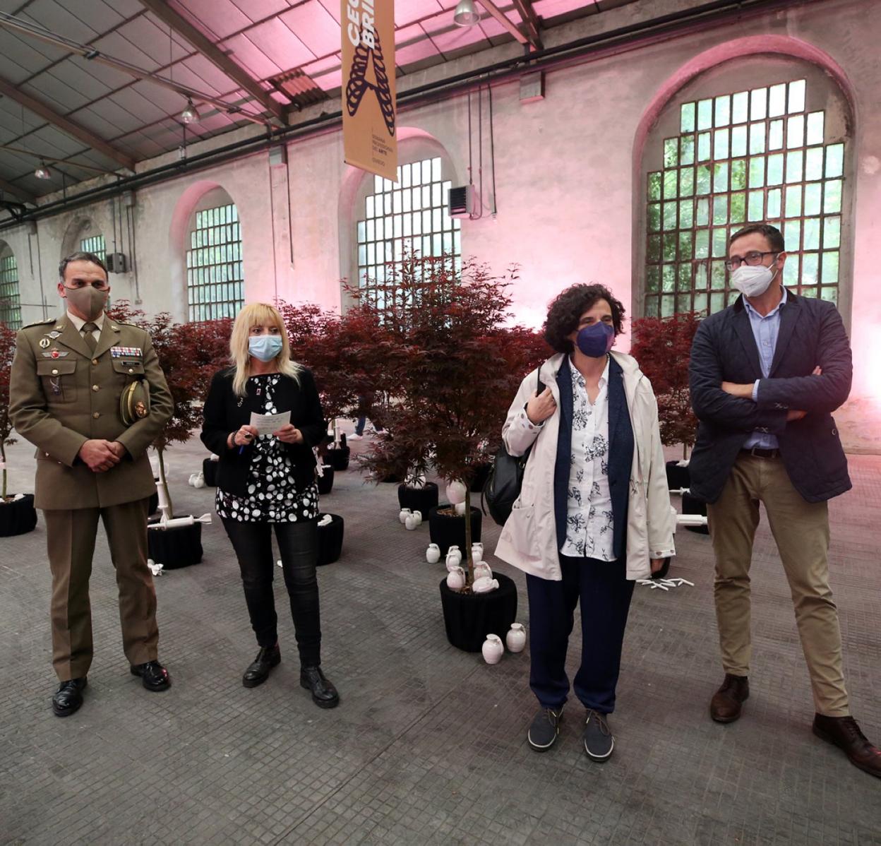 Juan Luis González, Marta Fermín, Berta Piñán y José Luis Costillas.