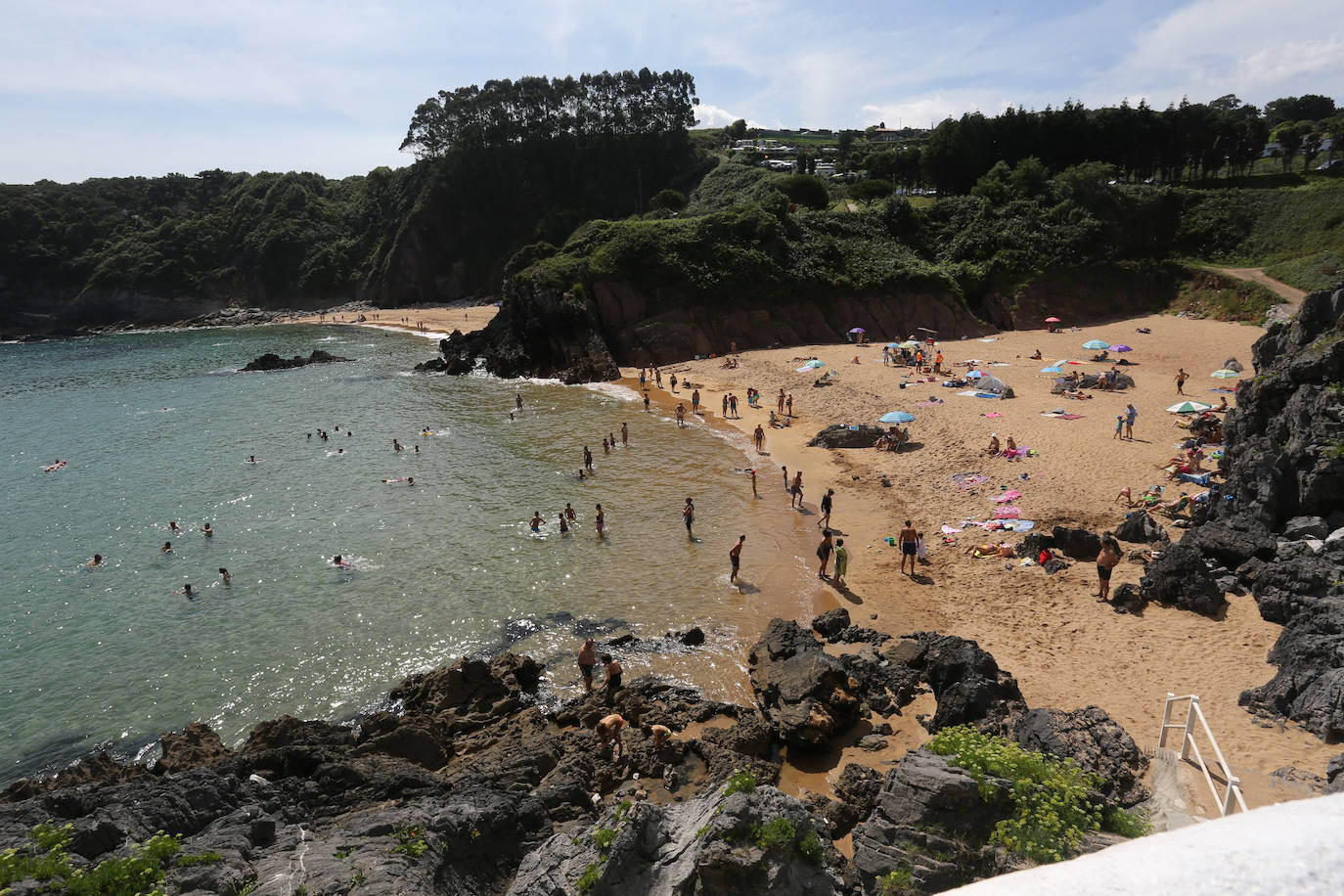 Playa de Carranques, Carreño