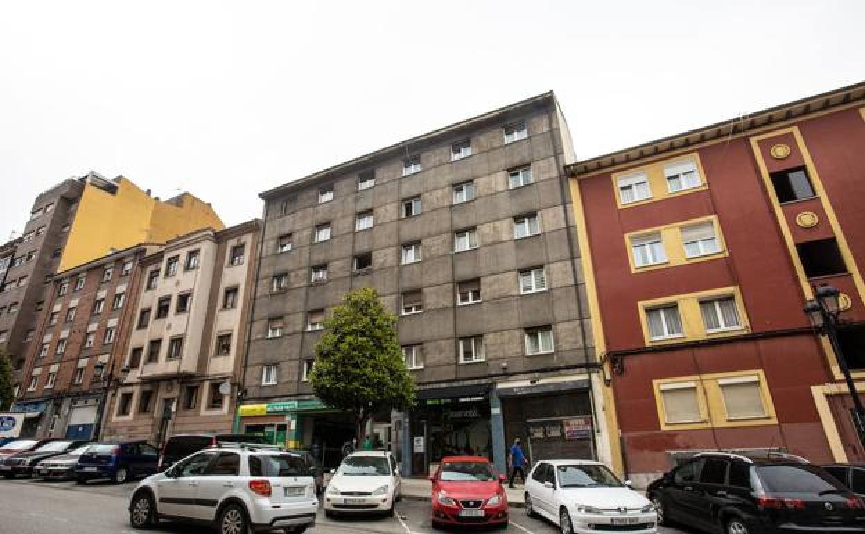 Edificio donde se produjo la intervención de la Guardia Civil. 