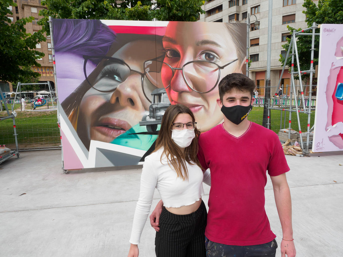 El Festival de Cultura Urbana (Focart) de Avilés llenó de vida La Exposión durante todo el fin de semana, pero, sin duda, la principal atracción fue la Liga Nacional de Graffiti en la que diez de los mejores artistas del país compitieron por pintar la mejor obra.