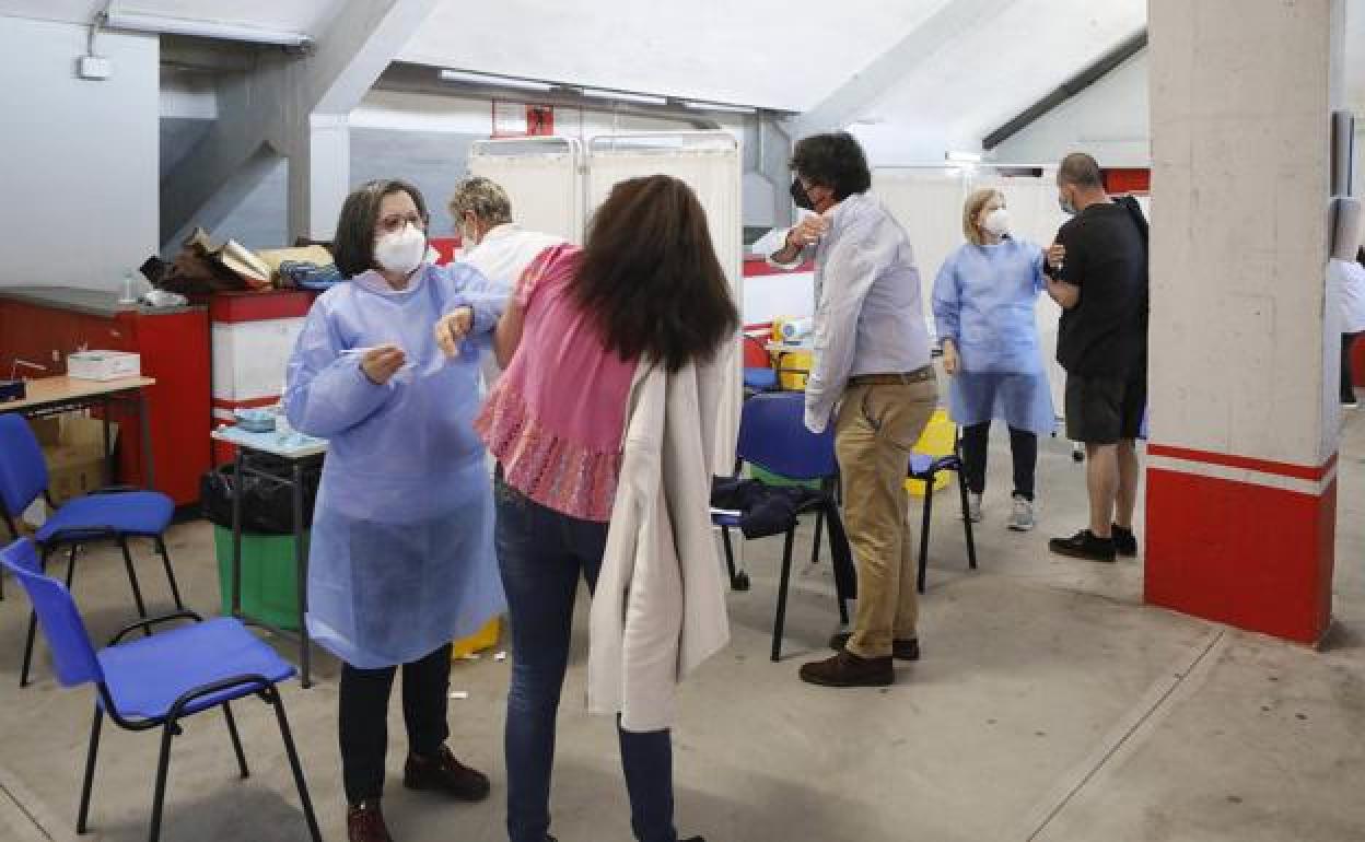 Vacunación en El Molinón 