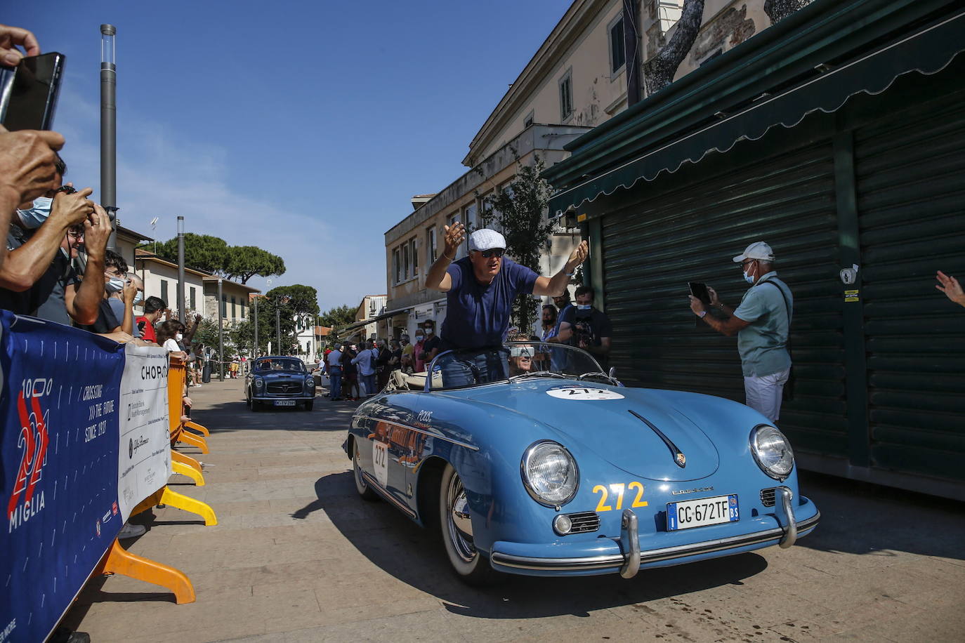 Coches clásicos se dan cita estos días en Italia en el rally 'Mille Miglia'. Se trata de una prueba que transcurre entre Brescia y Roma.