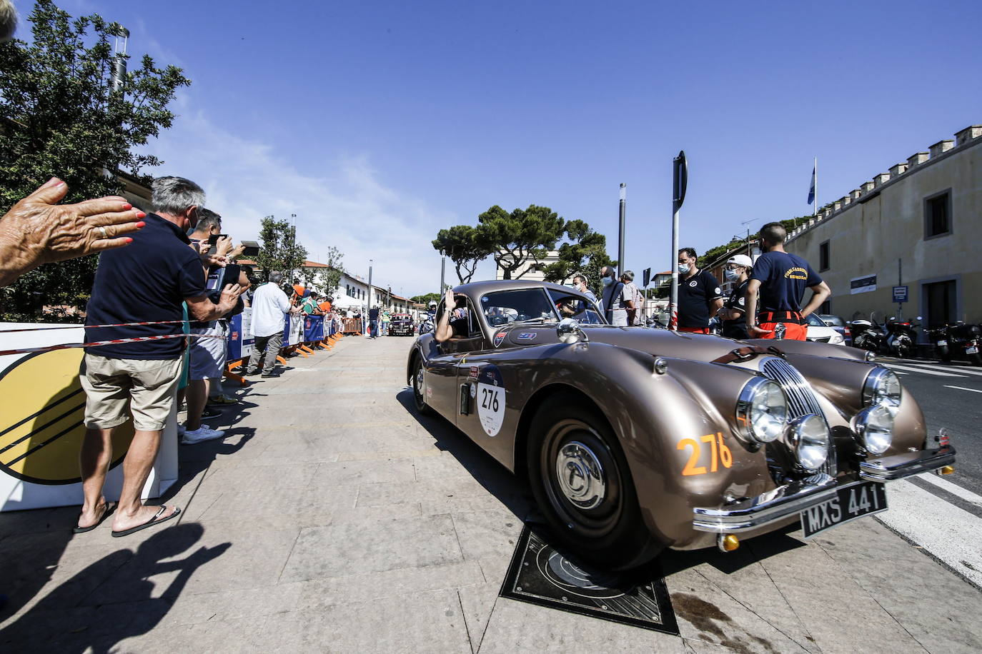 Coches clásicos se dan cita estos días en Italia en el rally 'Mille Miglia'. Se trata de una prueba que transcurre entre Brescia y Roma.