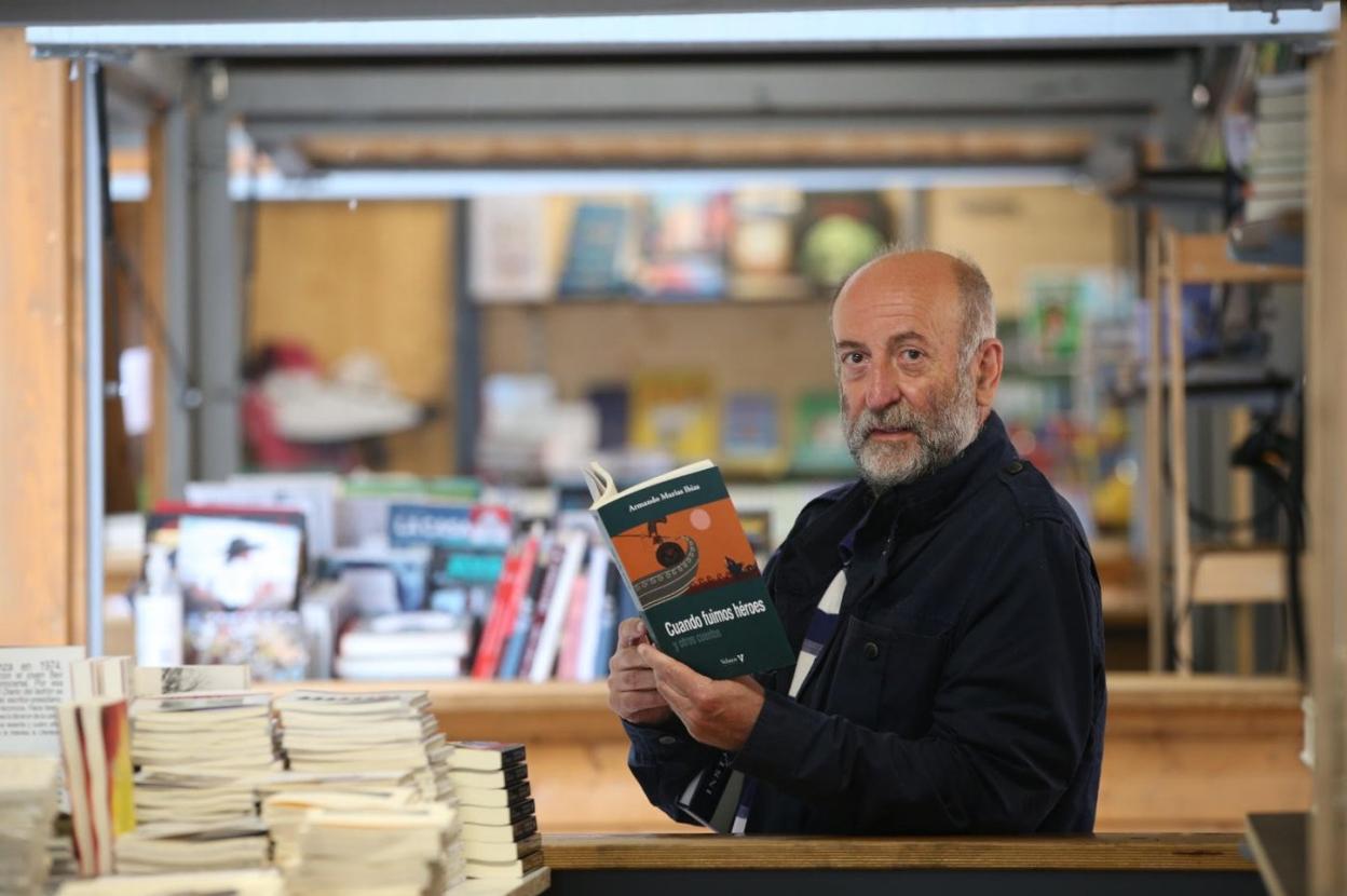 Armando Murias durante la presentación del libro. 