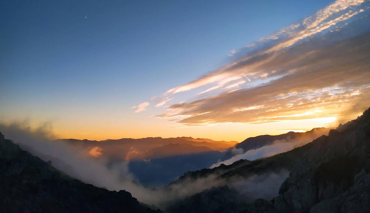 Atardecer desde Vega Huerta.