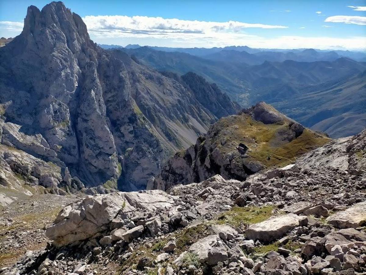 Vistas al Pico Friero desde el Pico de la Palanca.