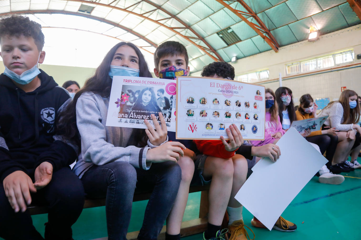 Un total de 63.929 alumnos de Infantil y Primaria han finalizado hoy el curso escolar en Asturias. Los más pequeños se despiden del curso más difícil pero también más ejemplar.