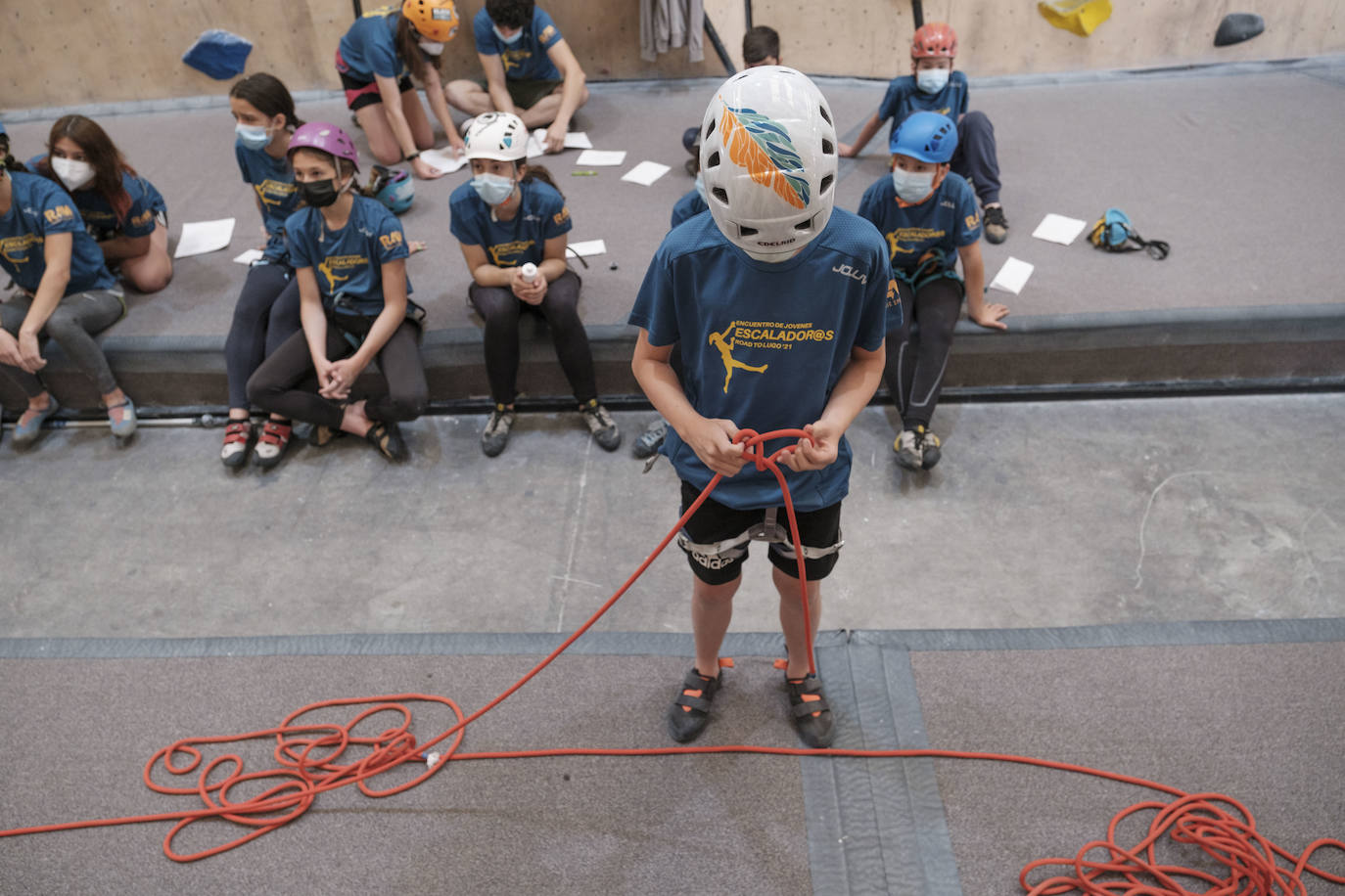 El evento, no competitivo, pretende seleccionar a doce jóvenes, que representarán a la selección asturiana en el Campeonato de España de Selecciones Autonómicas de Escalada en Edad Escolar