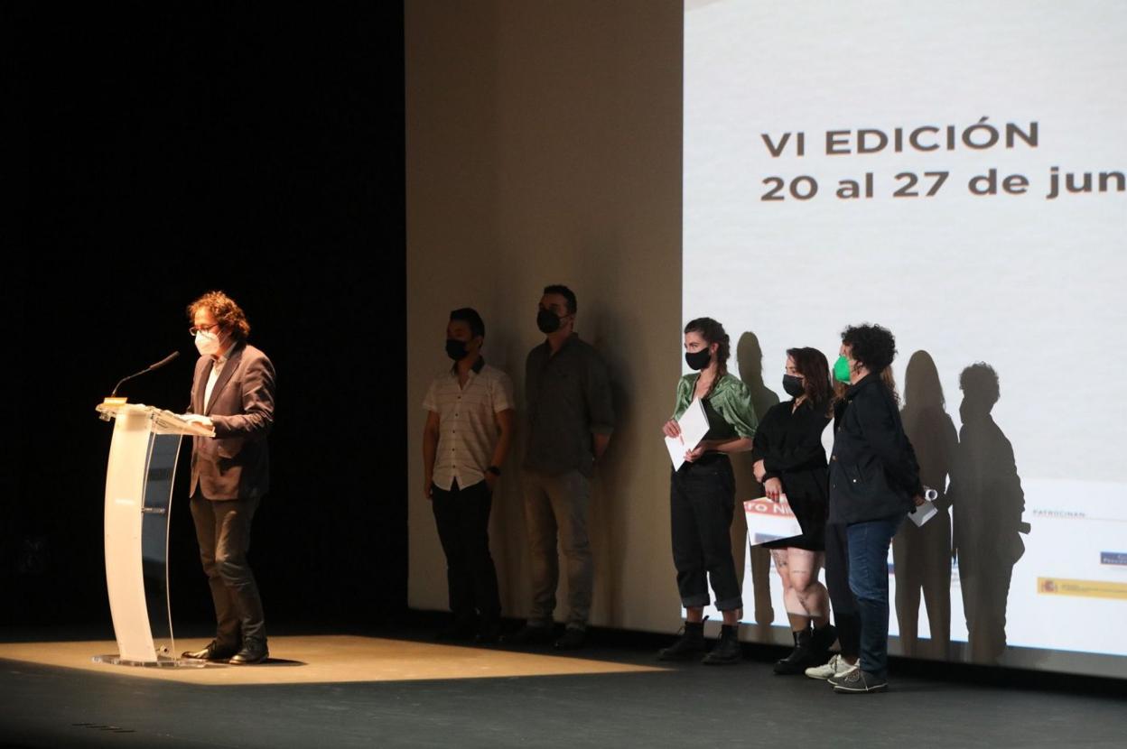 Ceremonia de clausura del festival celebrada ayer en el Centro Niemeyer. 