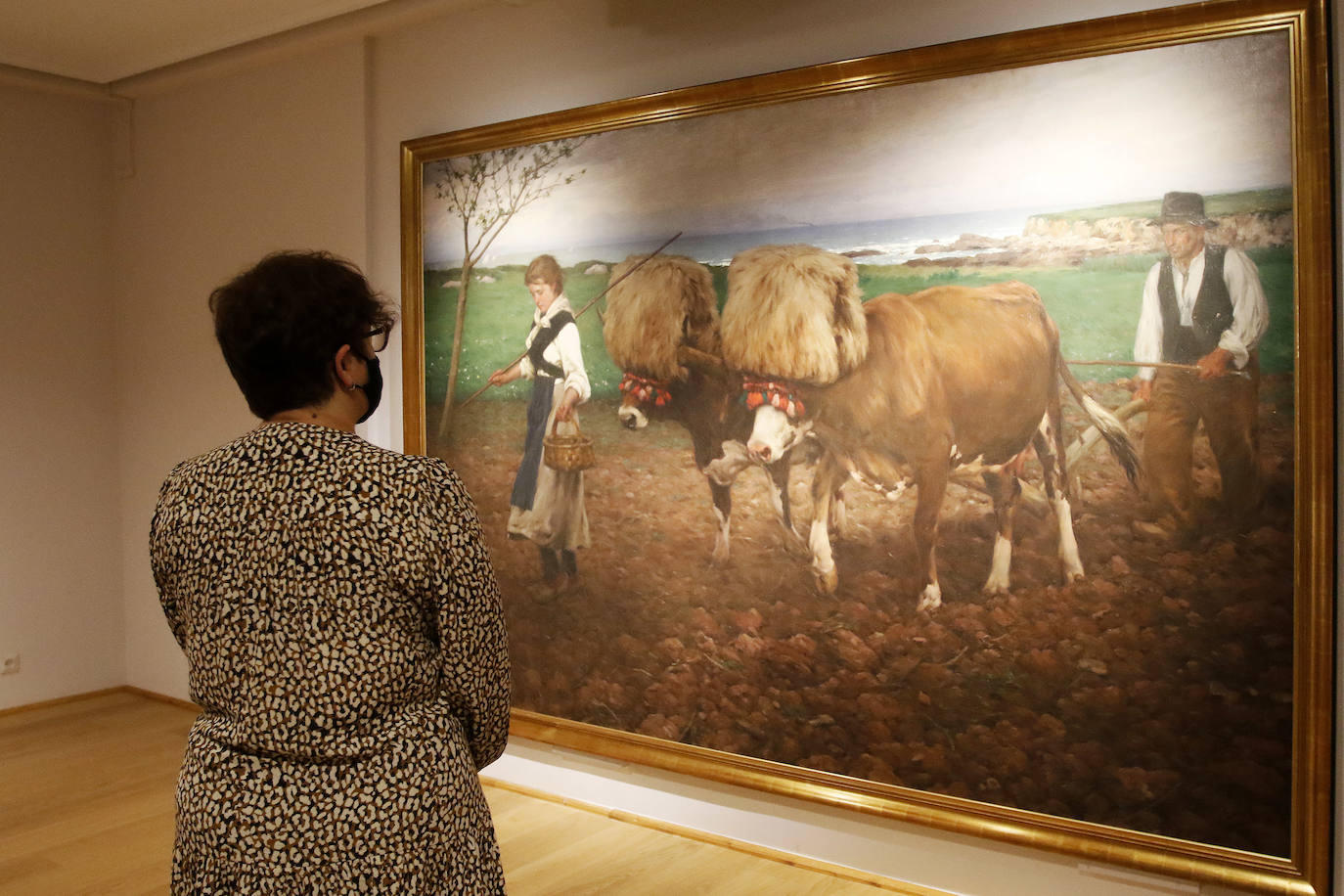 Fotografías realizadas durante la exposición 'Ventura Álvarez Sala(1869-1919), el horizonte es el naturalismo'