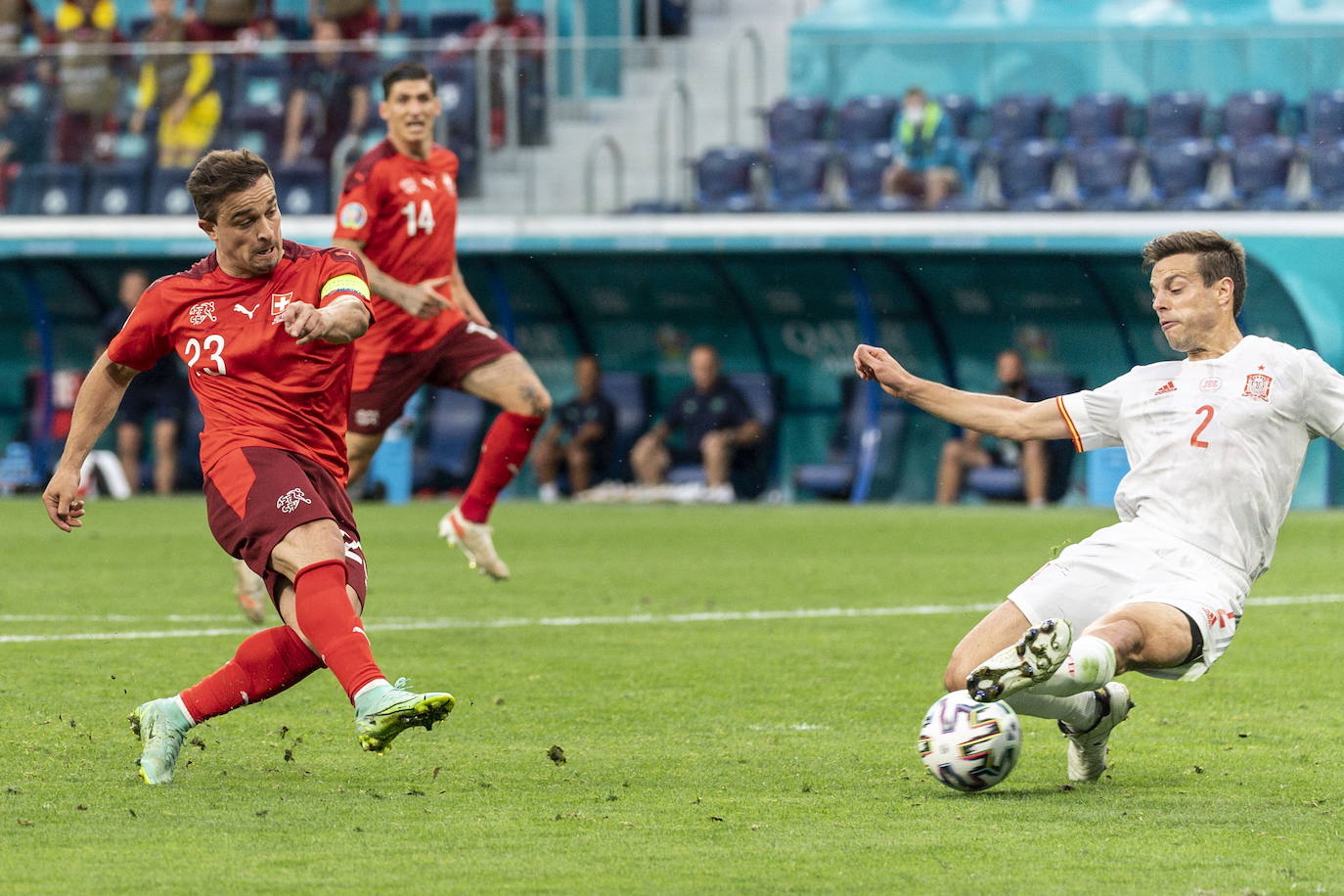 Así ha sido el encuentro entre Suiza y España para el pase a la semifinal de la Eurocopa 2021.