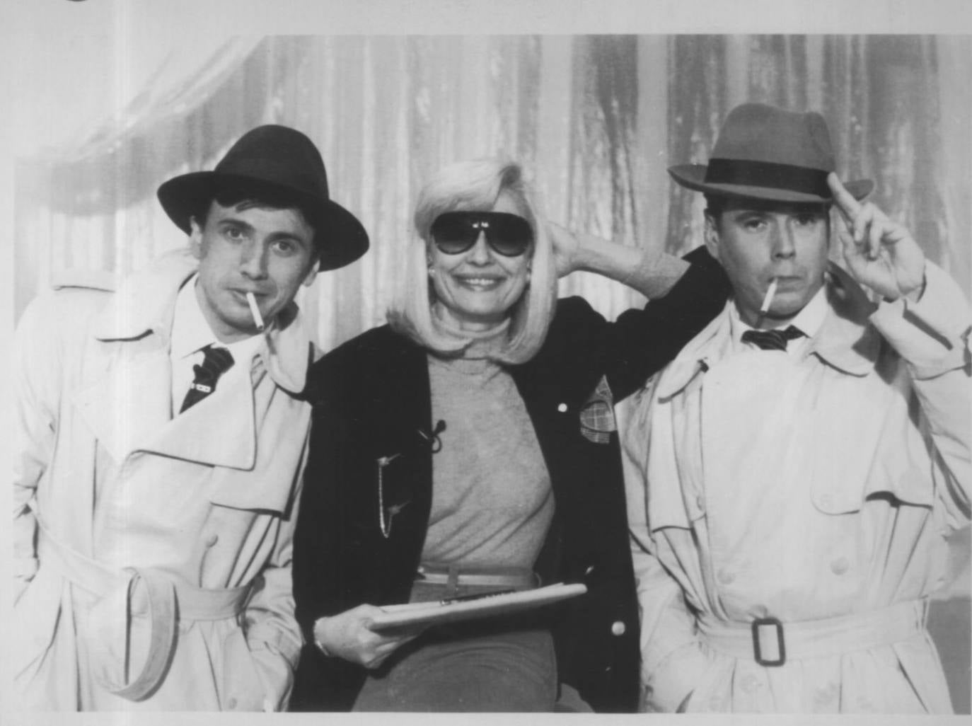 1992. Raffaella Carrà junto a Cruz y Raya