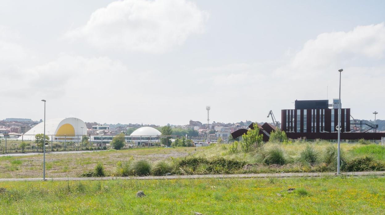 Entre el Niemeyer y los terrenos de las baterías de cok hay 180.000 metros cuadrados de suelo que ahora Sepides pretende urbanizar a la vez que el de baterías y el de la zona junto a antiguos Dolomíticos . 