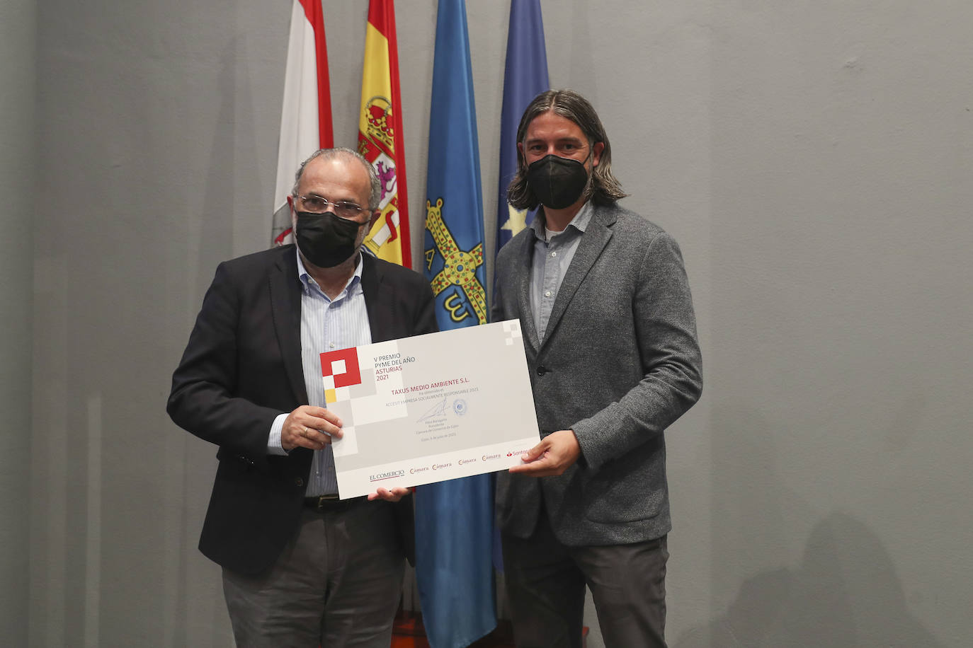 Crivencar Tierra Astur logra el galardón Pyme del Año, que distingue también a Uromac, Naeco, Tresa, Taxus y ADN Context-Aware.