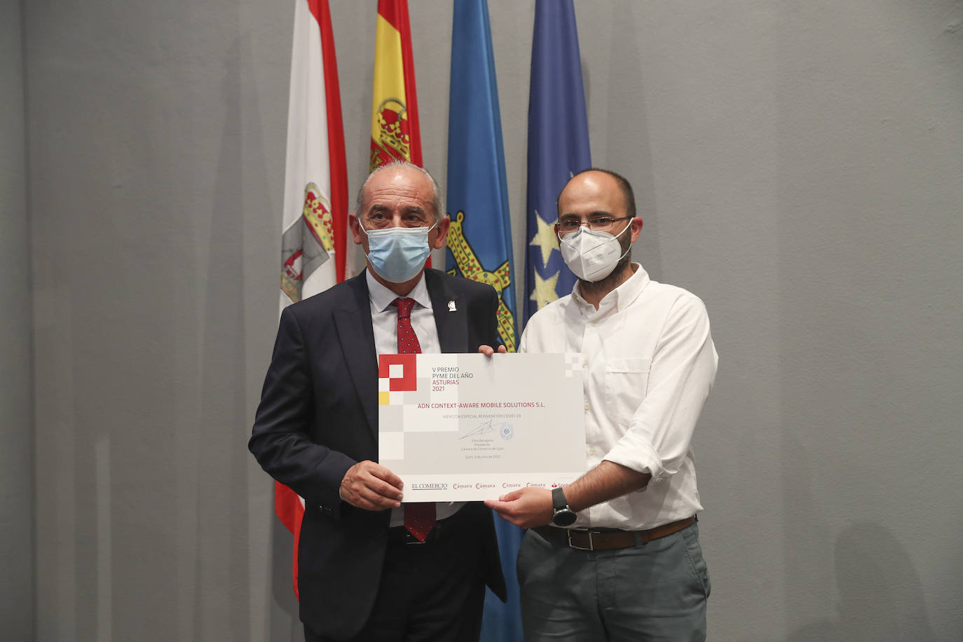 Crivencar Tierra Astur logra el galardón Pyme del Año, que distingue también a Uromac, Naeco, Tresa, Taxus y ADN Context-Aware.