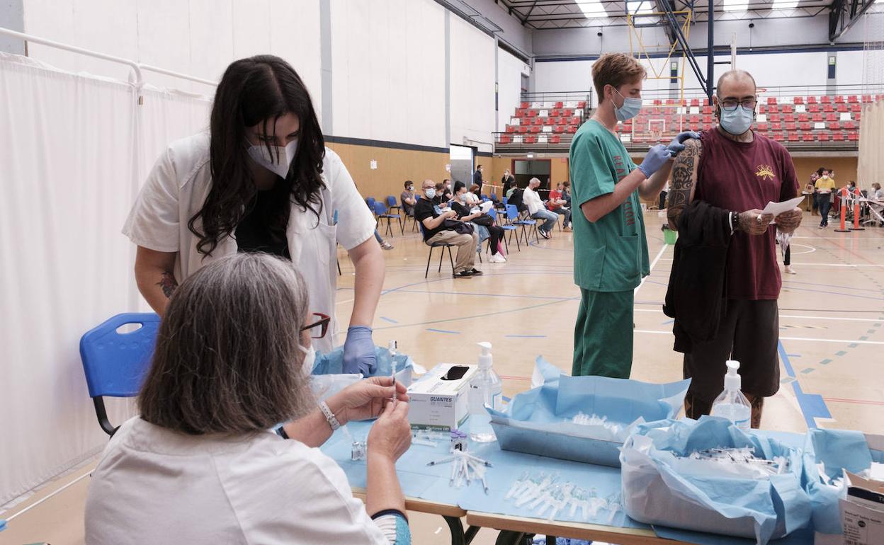 Vacunación en Gijón 