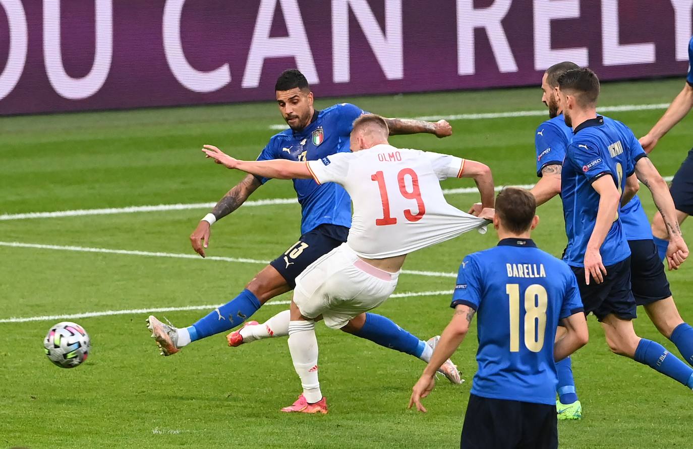 Fotos: Italia-España, en imágenes