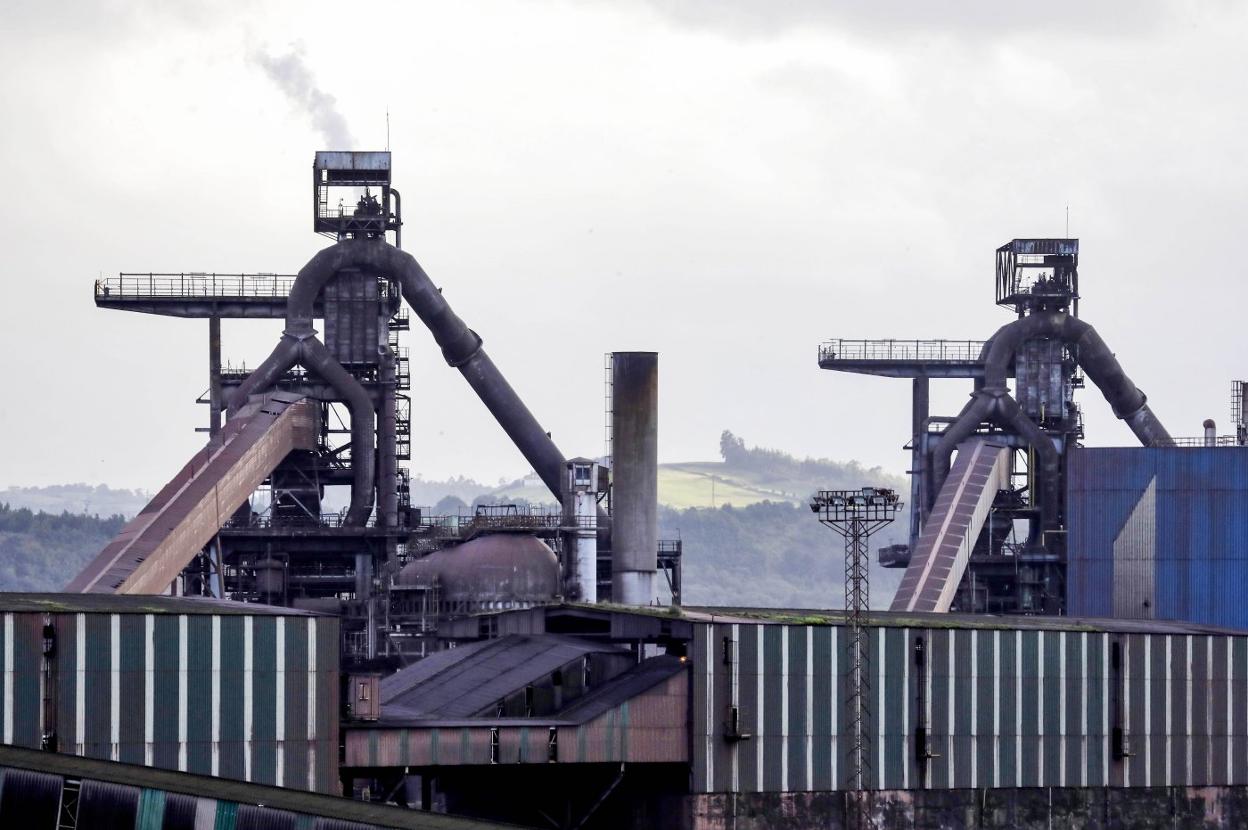 Los dos únicos hornos altos de Arcelor en España están en la planta de Gijón. 