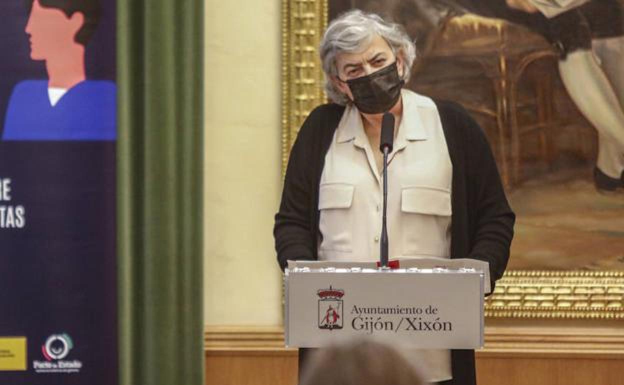 La alcaldesa de Gijón, Ana González 