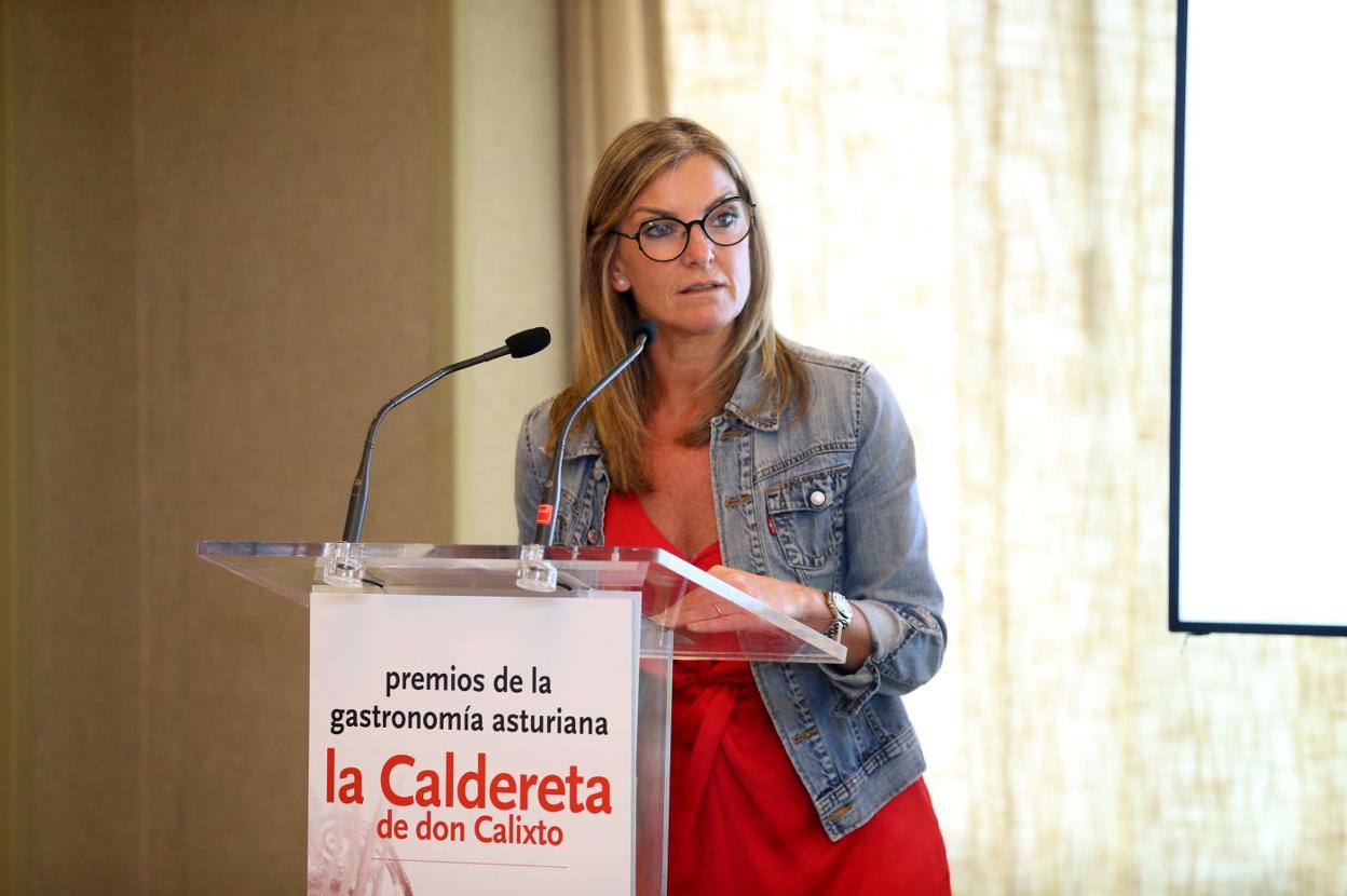 Graciela Blanco, viceconsejera de Turismo, en su intervención. 