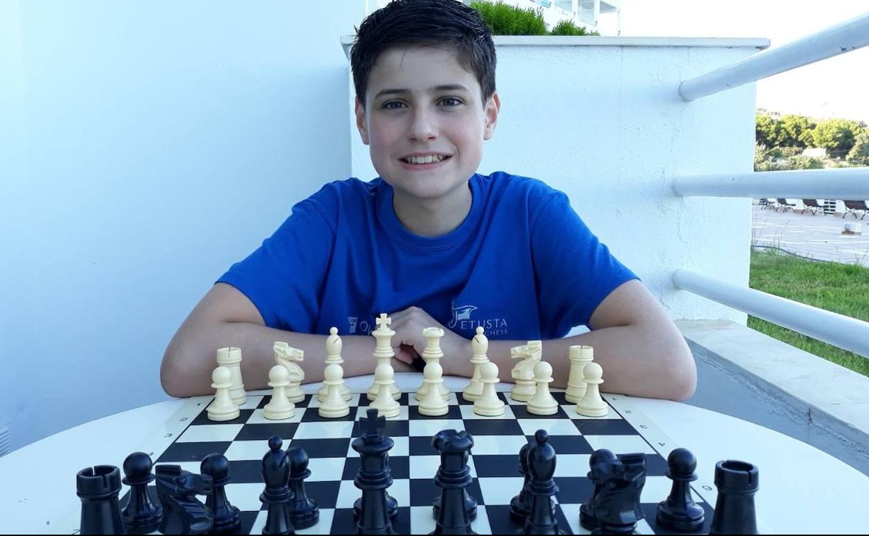 Diego Vergara, actual campeón de España sub 14