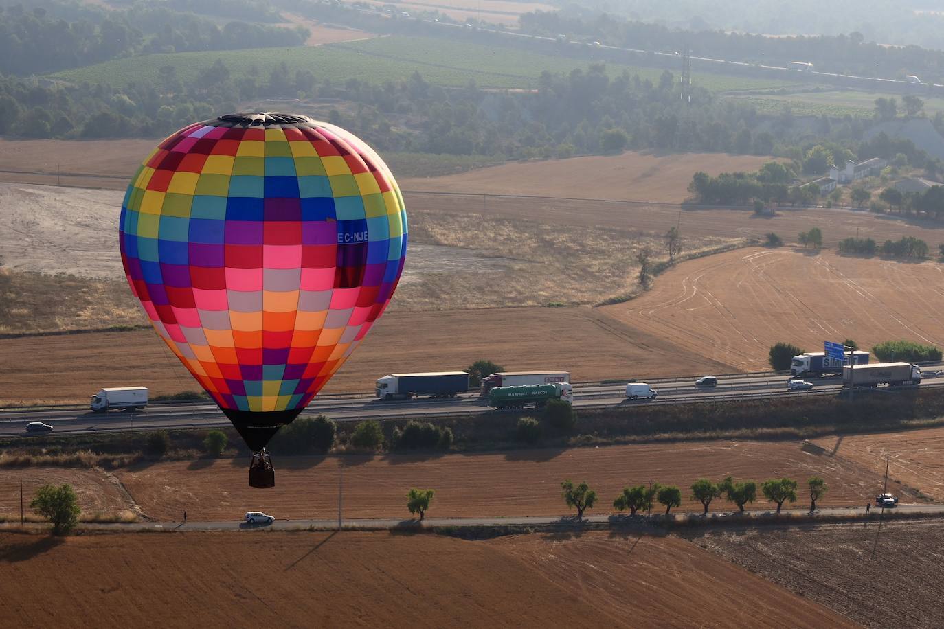 El «European Balloon Festival», celebro su 25ª edición este mes de julio en Igualada (Barcelona). La concentración de globos aerostáticos más importante de España y del sur de Europa