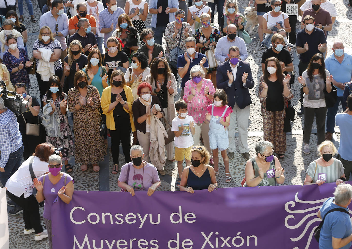 Condena unánime en Gijón a las agresiones sexuales: «No es no y lo demás es violación»