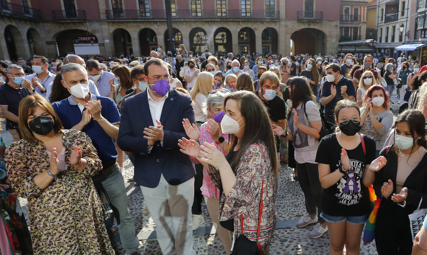 Condena unánime en Gijón a las agresiones sexuales: «No es no y lo demás es violación»