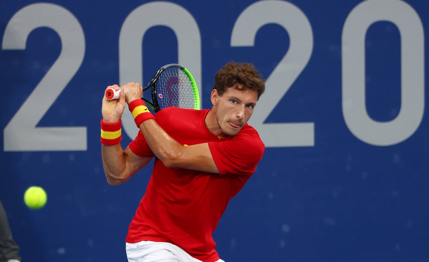 El tenista gijonés se ha clasificado para las semifinales de los Juegos Olimpicos de Tokio tras batir en dos sets al ruso Daniil Medvédev. Carreño venció por 6-2 y 7-6 (7-5) y se medirá en semifinales al Khachanov. 