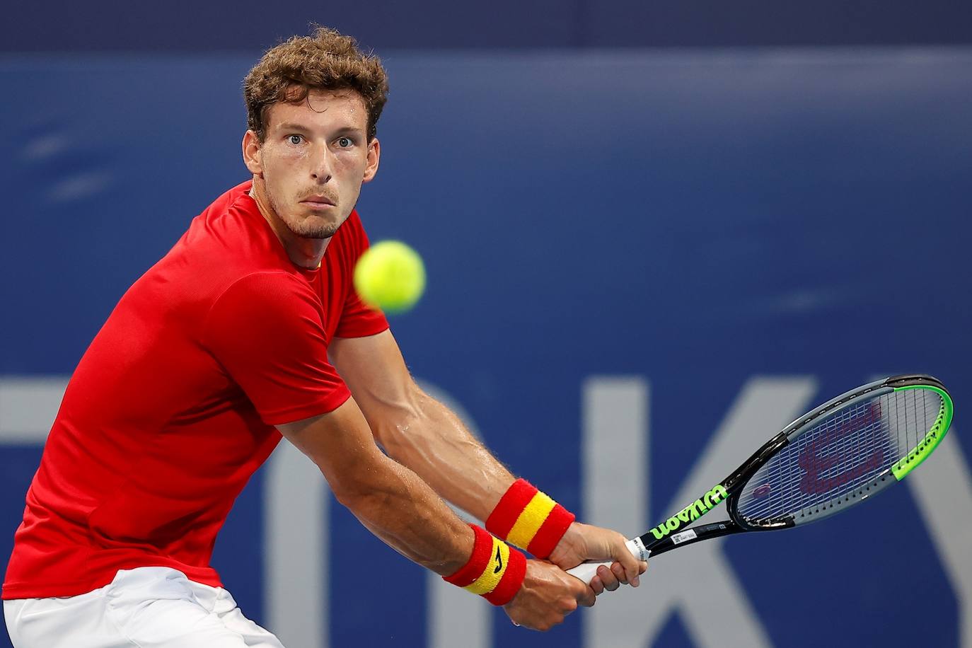 El tenista gijonés se ha clasificado para las semifinales de los Juegos Olimpicos de Tokio tras batir en dos sets al ruso Daniil Medvédev. Carreño venció por 6-2 y 7-6 (7-5) y se medirá en semifinales al Khachanov. 