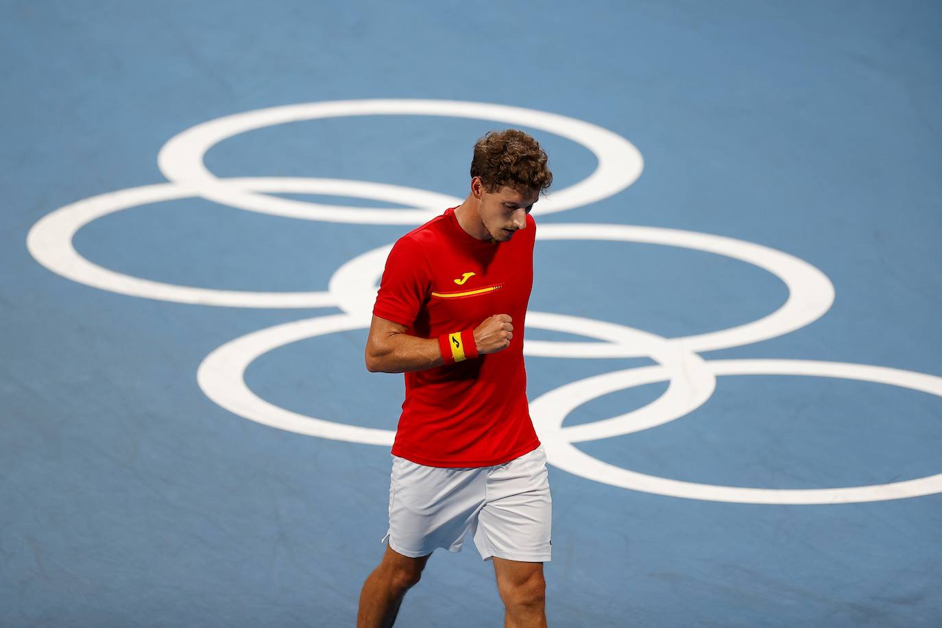 El tenista gijonés se ha clasificado para las semifinales de los Juegos Olimpicos de Tokio tras batir en dos sets al ruso Daniil Medvédev. Carreño venció por 6-2 y 7-6 (7-5) y se medirá en semifinales al Khachanov. 
