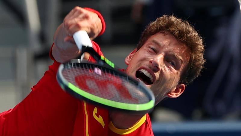 El tenista asturiano pierde ante el ruso Khachanov (6-3 y 6-3).